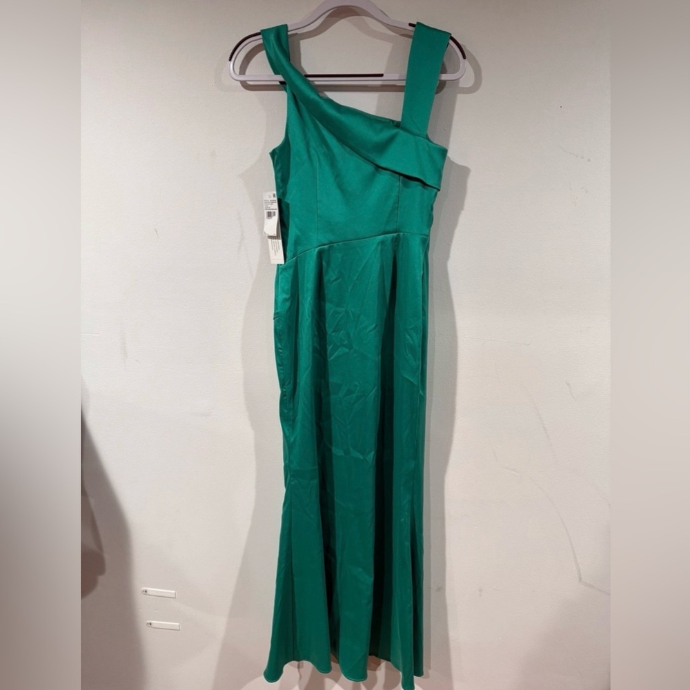 Aidan Mattox by Adrianna Papeli Stretch Mikado Mermaid Gown - Picture 4 of 6